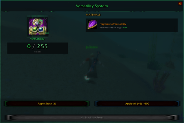 Versatility System [ FREE SETUP ] [TrinityCore]