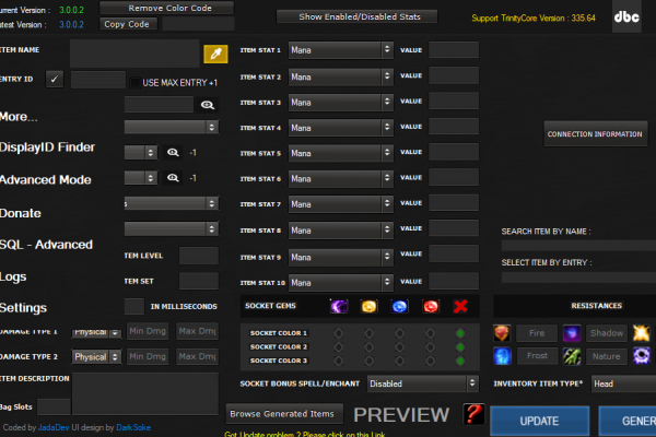 Armor Creator [TrinityCore] [Tool]