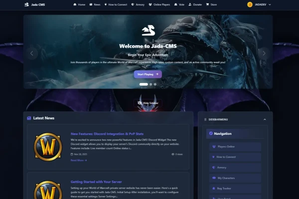 Jada-CMS [ FREE SETUP ]