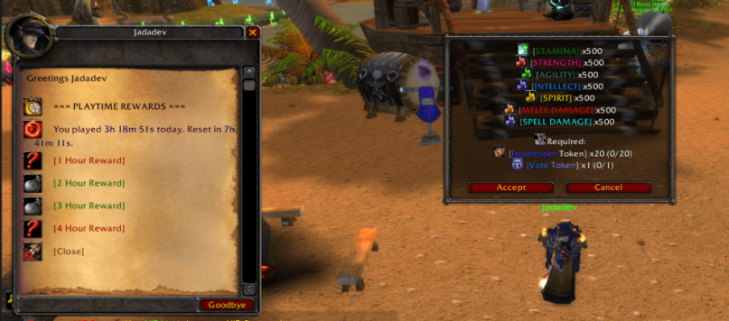 Played Time System [TrinityCore]